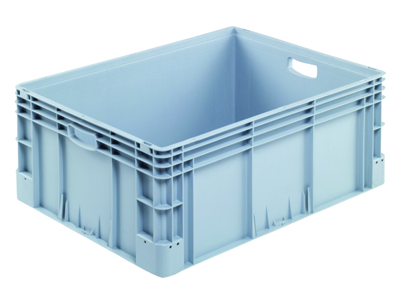 Přepravka Silverline 3292/000300 šedá, OÚ, uzavřená, 4 držáky etiket