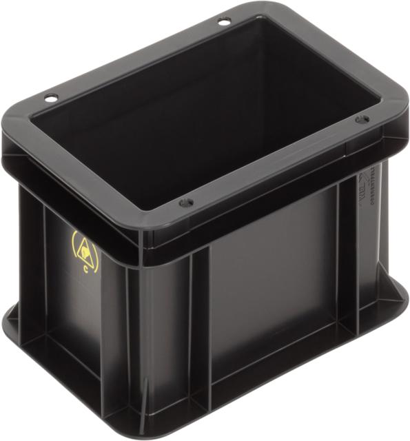 Přepravka Blackline 2113.007.992 vodivá 10/4 ohmů, černá, pl. dno