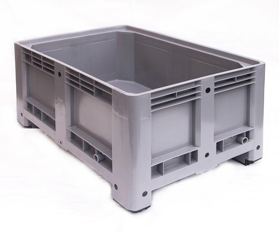 Bigbox 1091 C4R1 šedý, 4N, rohová kolečka 125 mm, uzavřený