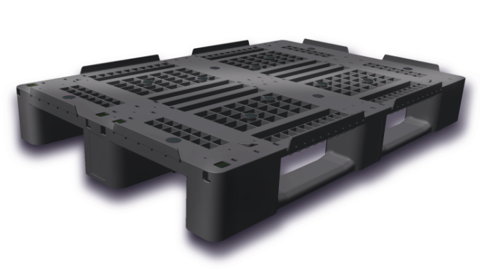 Paleta D1-ECO černá, 3L, bez výztuh, bez zarážek, otevřený svršek