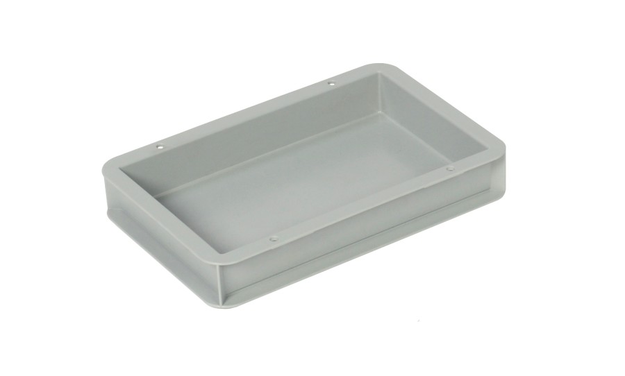 Přepravka Logiline 3204.000.971 šedá, UÚ, uzavřená, standardní dno