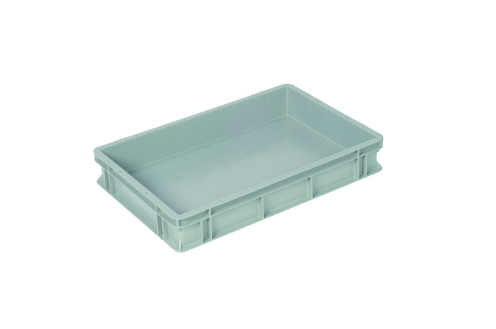 Přepravka Logiline 6404.617.971 šedá, UÚ, uzavřená, standardní dno