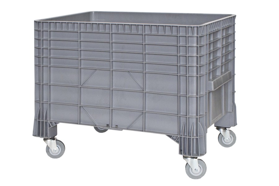 Bigbox 1425 AR01 šedý, 4N, 4-0 rohová kolečka 125 mm, uzavřený