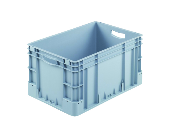 Přepravka Silverline 3272/000300 šedá, OÚ, uzavřená, 2 držáky etiket